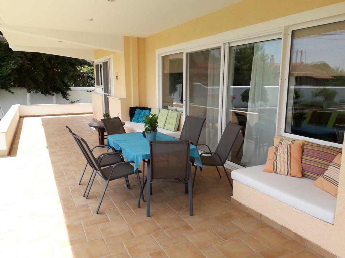 Marathon Beachside Villa 100M From The Beach Schinias Eksteriør bilde